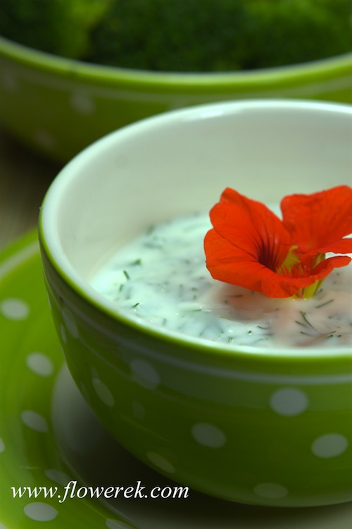 yogurt herb sauce for broccoli
