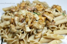 pasta with chanterelles in cream sauce