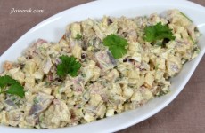 herring salad with curry