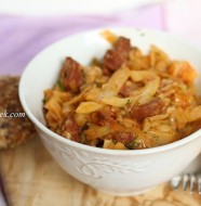 Braised young cabbage