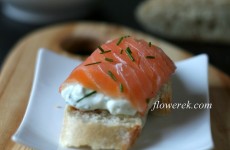 Salmon appetizer