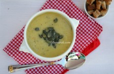 Cream of kohlrabi soup