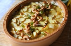Potato bake with parsnip and kohlrabi