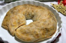 White cabbage strudel