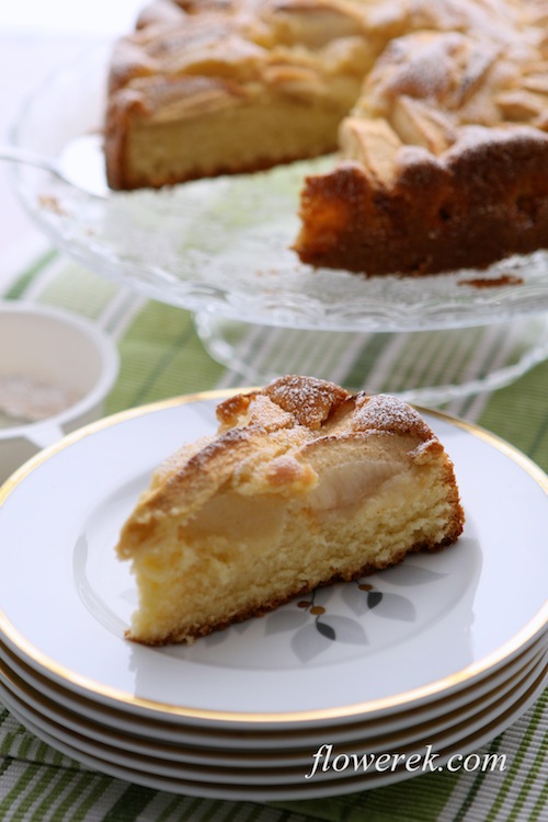 Tipsy apple cake