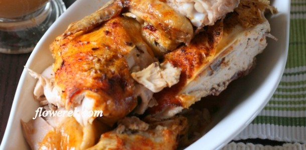 Chicken with chorizo and beans