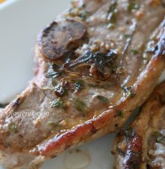 Grilled lamb