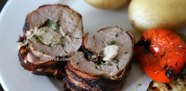 Grilled pork tenderloin