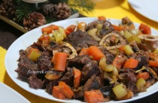 Braised beef shank