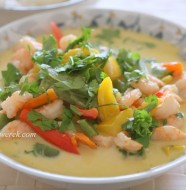 Coconut shrimp curry