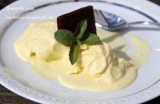 Mint ice cream with After Eight